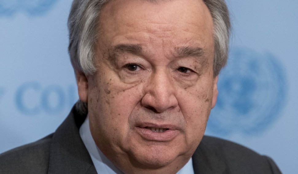 Secretarul general al ONU, António Guterres, avertisment sumbru: "Progresul de decenii este în pericol"
