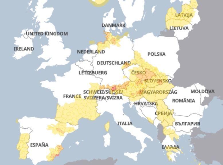Alertă meteo în Europa. Au fost emise Coduri roşii de ploi în mai multe ţări 835813