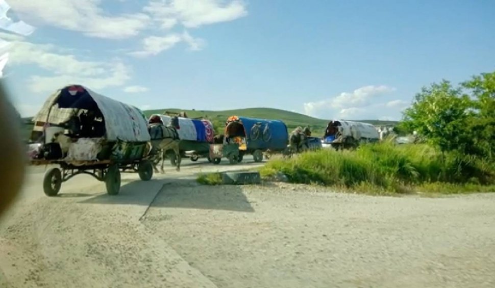 Două comunități de peste 100 de romi, scoase din Alba Iulia de polițiști și jandarmi. Ce spun autoritățile