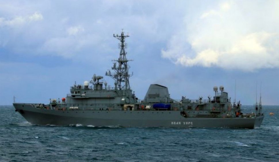 Nava militară rusă Ivan Hurs a fost atacată în Marea Neagră, anunță Moscova