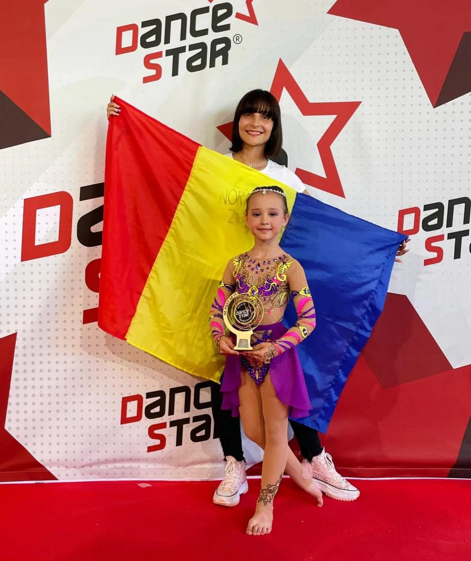 La doar 8 ani, Antonia Rusu, a devenit campioană mondială la dans 836326