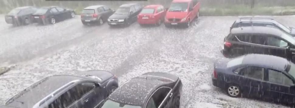 Imaginile momentului: Cade grindină în România. Ce zone sunt afectate  836434