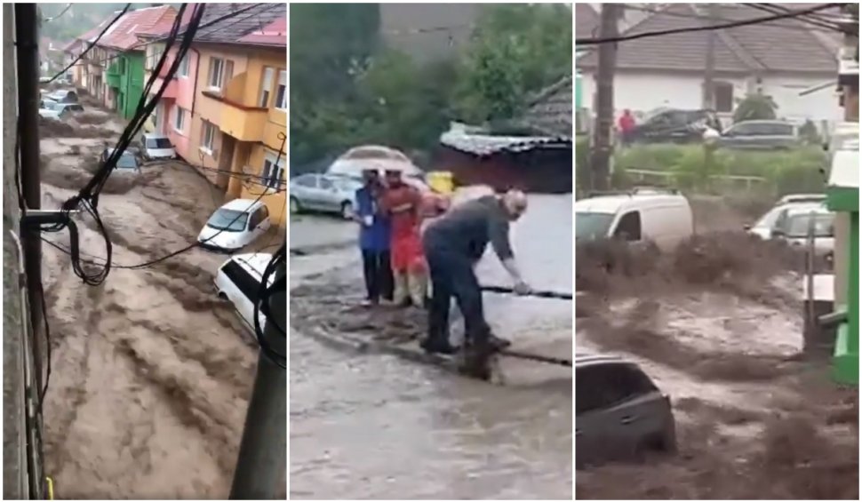 Imagini apocaliptice cu furtunile care au făcut ravagii în România | ANM, noi alerte de cod portocaliu de inundaţii