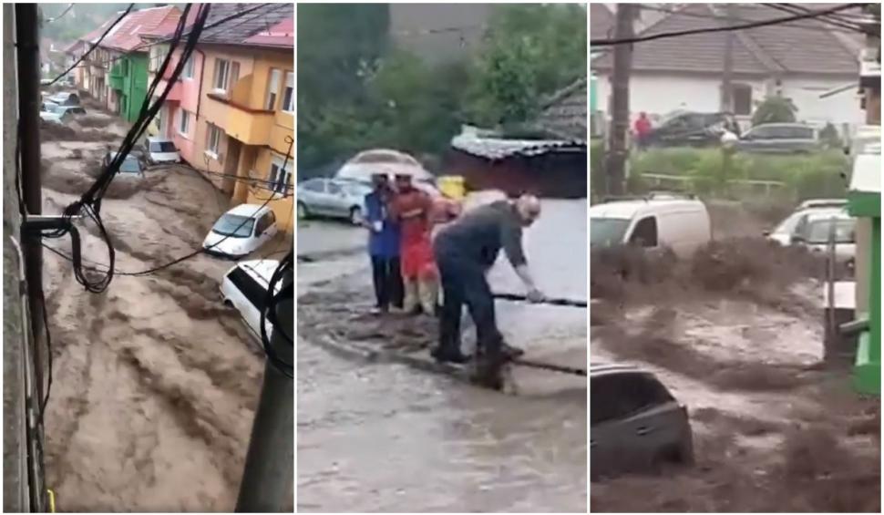 Noi imagini cu inundaţiile devastatoare din ţară | Zeci de gospodării distruse de viitură, maşini luate de ape 837018