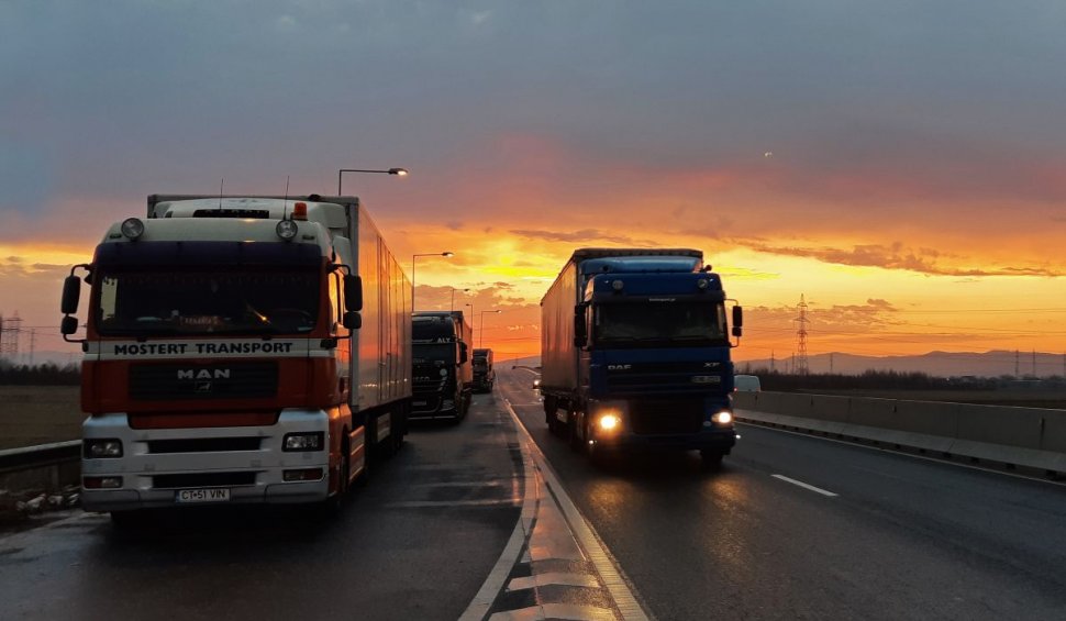 Restricţii de circulaţie pentru camioane pe A2, DN 7 şi DN 39 în zilele de 31 mai şi 1 iunie 2023