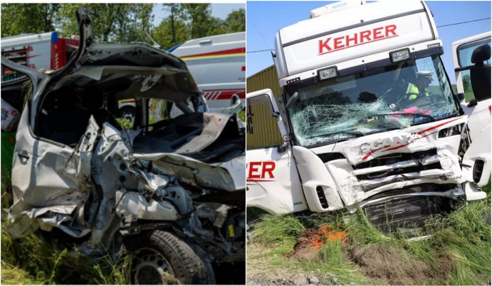 Curier român mort într-un accident teribil pe o şosea din Austria | Imagini cu impactul devastator