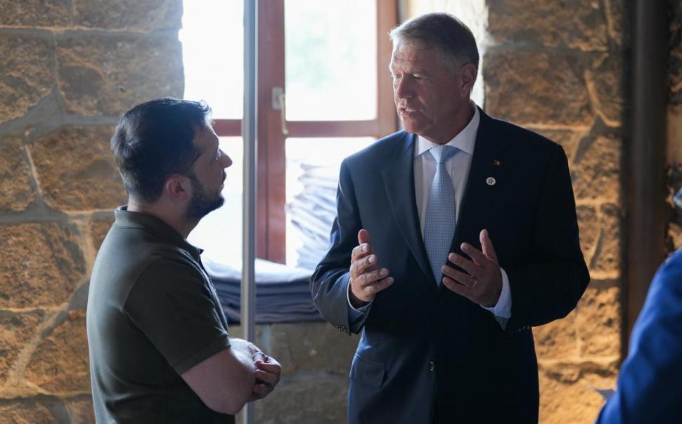 Summitul CPE 2023 de la Bulboaca | Klaus Iohannis şi Volodimir Zelenski, declaraţie comună cu privire la integrarea euroatlantică a Ucrainei 837648