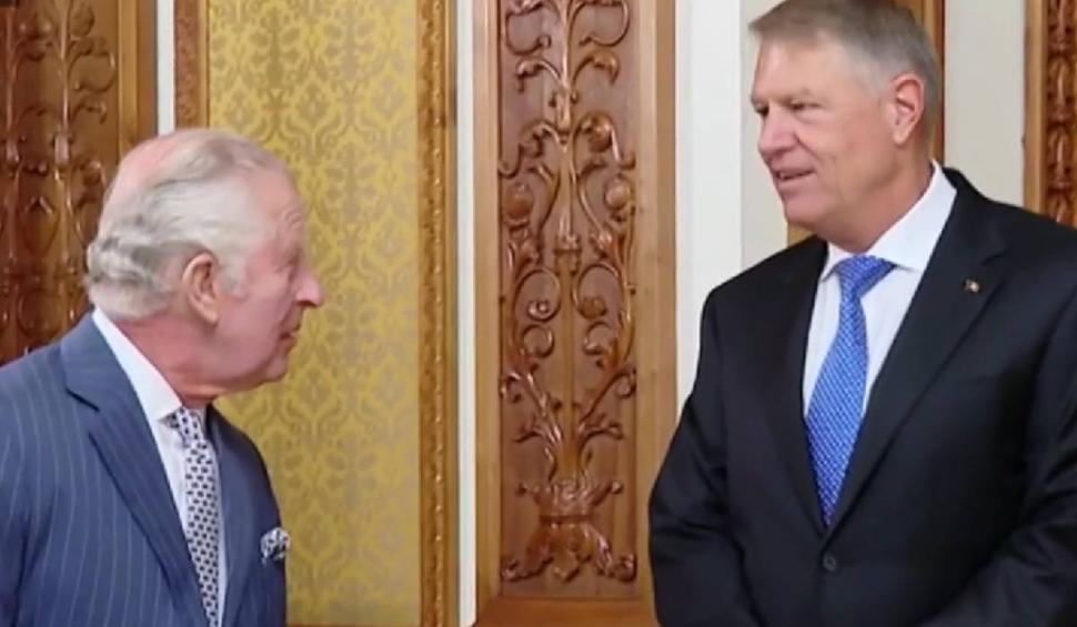 Regele Charles al III-lea, primit de Klaus Iohannis la Cotroceni: "Nu ştiam că sunt primul" 837832