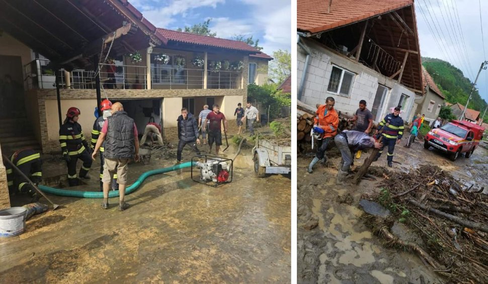 Inundațiile fac din nou ravagii: zeci de străzi și gospodării au fost distruse