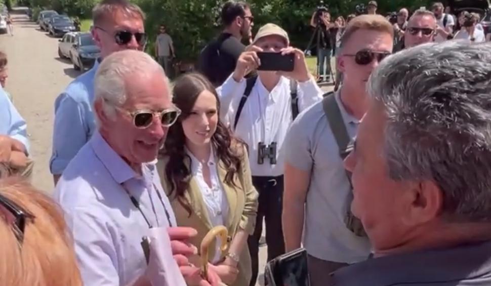 Noi imagini cu Regele Charles al III-lea la Valea Zălanului | Ce cadouri a primit de la localnici 838404