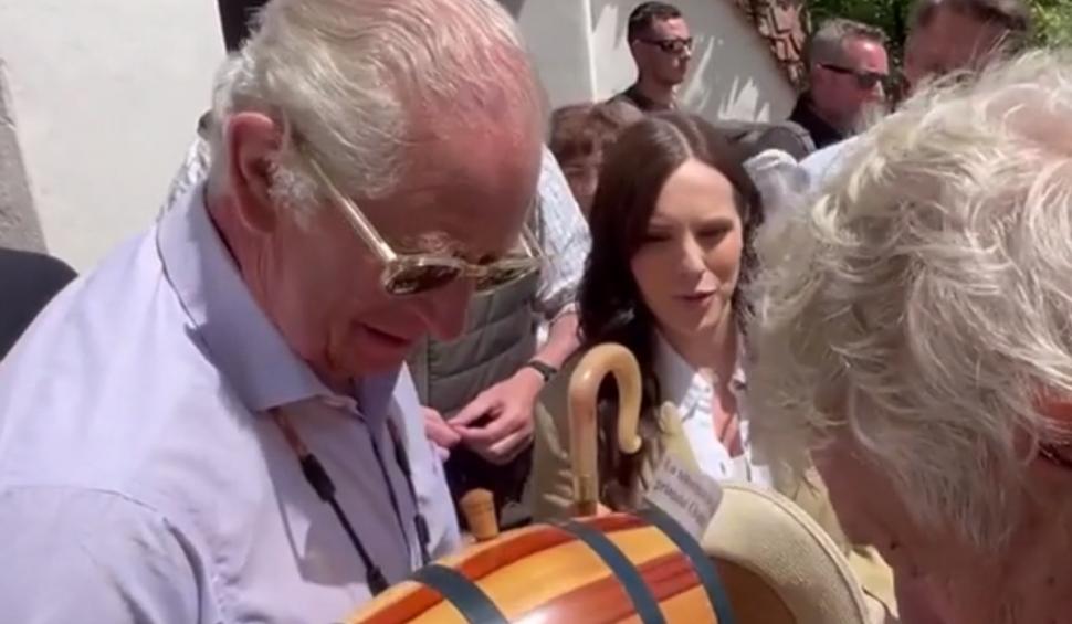 Noi imagini cu Regele Charles al III-lea la Valea Zălanului | Ce cadouri a primit de la localnici 838407