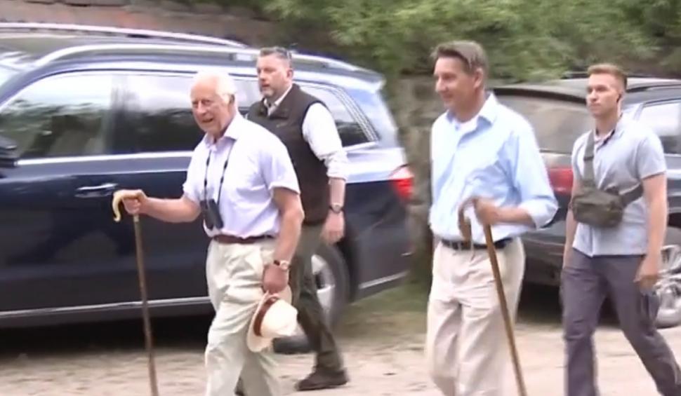Noi imagini cu Regele Charles al III-lea la Valea Zălanului | Ce cadouri a primit de la localnici 838409