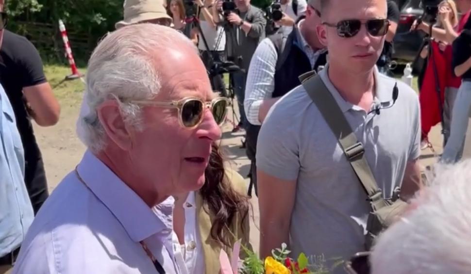 Noi imagini cu Regele Charles al III-lea la Valea Zălanului | Ce cadouri a primit de la localnici 838410