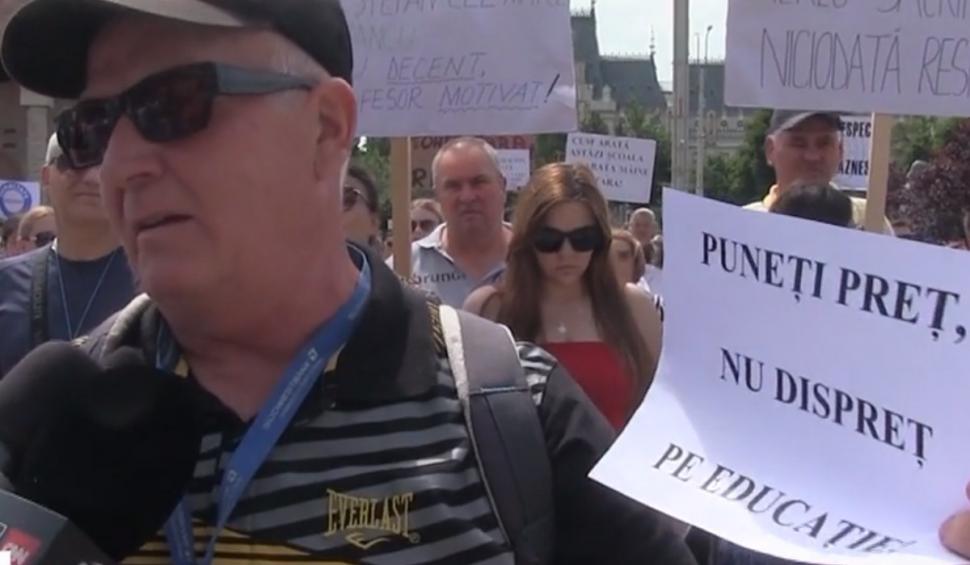 Sindicaliştii din Educaţie au refuzat să meargă la negocierile cu Ministerul Muncii: "Vrem respect! Puneţi preţ, nu dispreţ pe Educaţie" 838691
