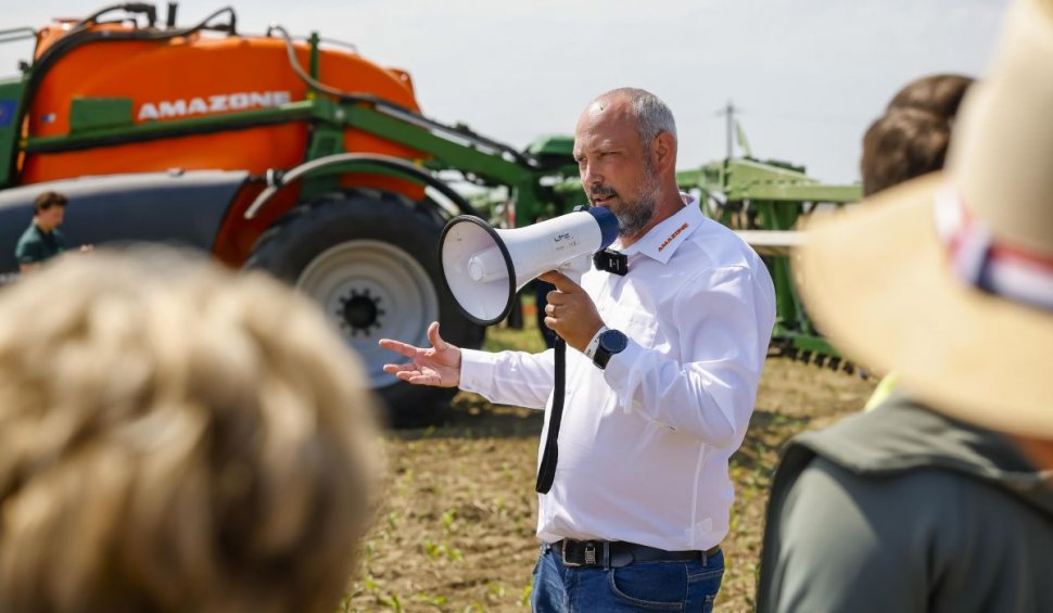ONE SMART SPRAY, un joint-venture între Bosch și BASF, a prezentat pentru prima oară fermierilor români tehnologia sa revoluționară