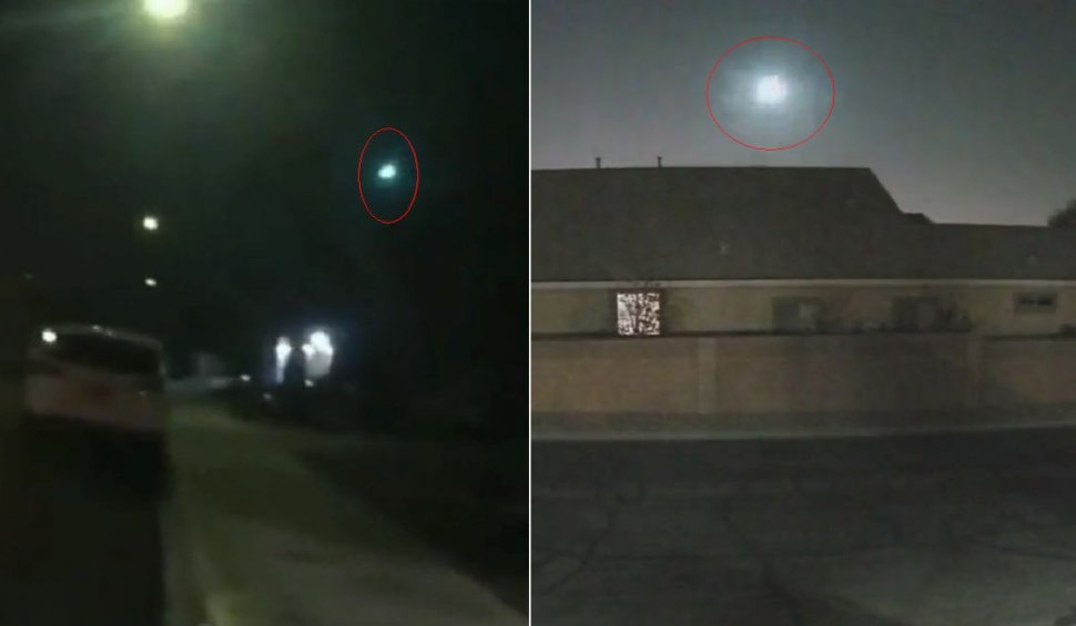 "Jur pe Dumnezeu că nu glumesc! Suntem îngroziți!" Poliția din Las Vegas a fost chemată la locul prăbușirii a două OZN-uri. Un polițist a văzut o lumină verde căzând din cer