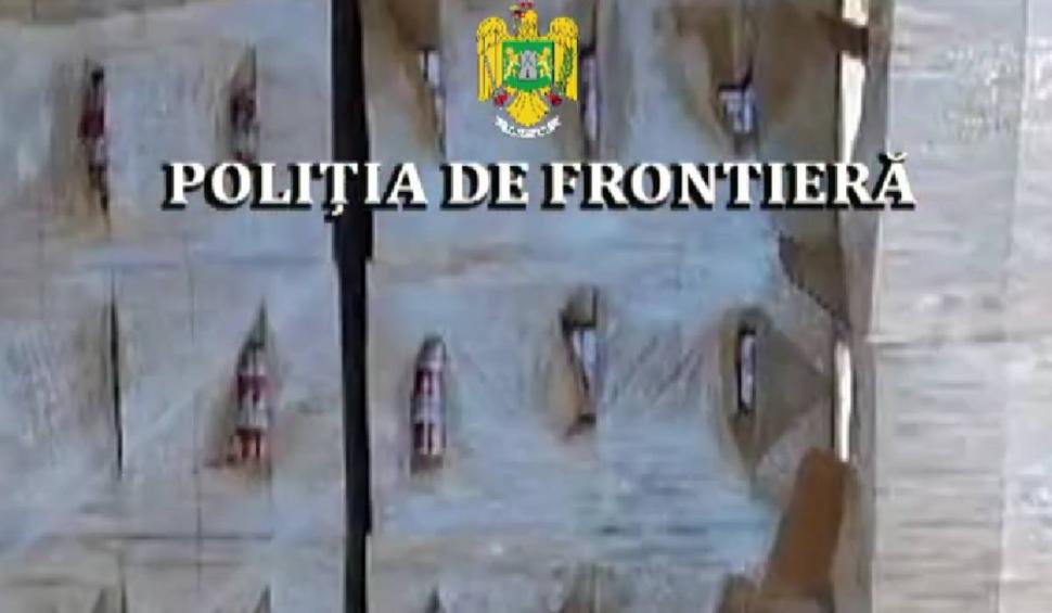 Țigări în valoare de 2,3 milioane de euro, transportate ilegal într-un TIR, prin Vama Giurgiu. Ce ar fi trebuit să ducă, de fapt, șoferul bulgar 839818