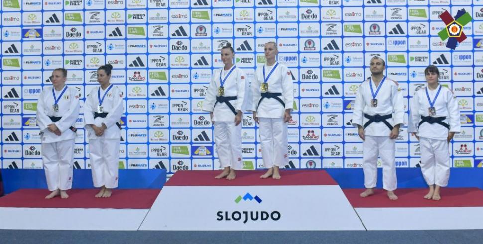 Alina Zaharia şi Alina Cheru, medaliate cu aur la Campionatele Europene de judo 840137