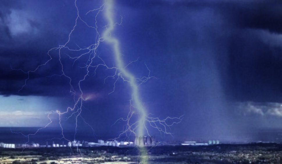 Alertă meteo nowcasting | Cod Roşu de ploi, grindină şi vijelii! Lista localităţilor afectate