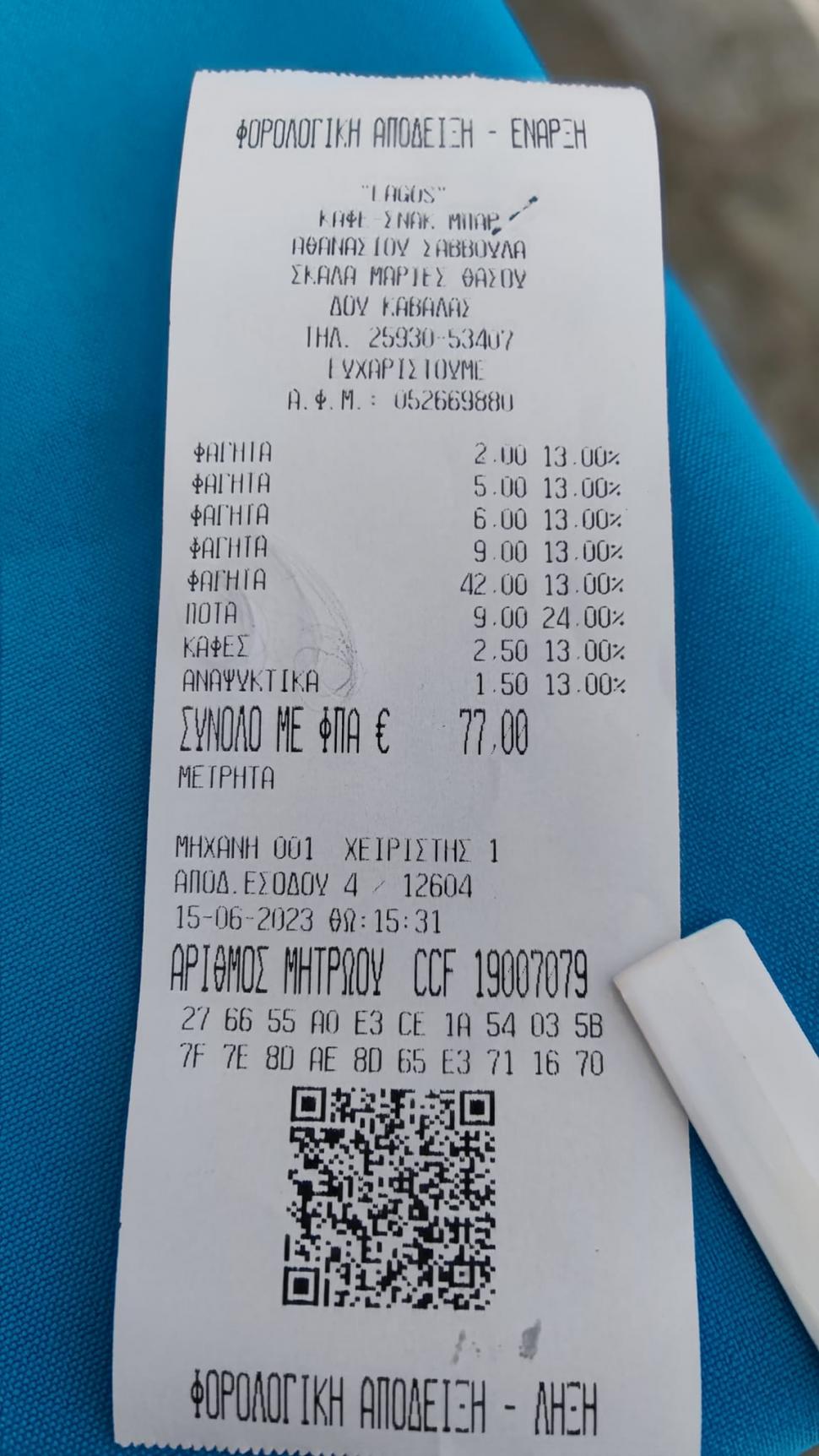 Cât costă acum un prânz copios în Grecia. Un român aflat în Thassos a dezvăluit preţurile 840780