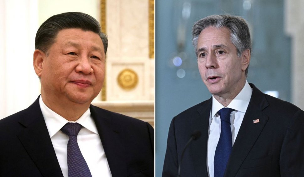 "Părțile au făcut progrese" | Președintele Xi Jinping discută la Beijing cu secretarul de stat al SUA, Antony Blinken | Primele declarații oficiale