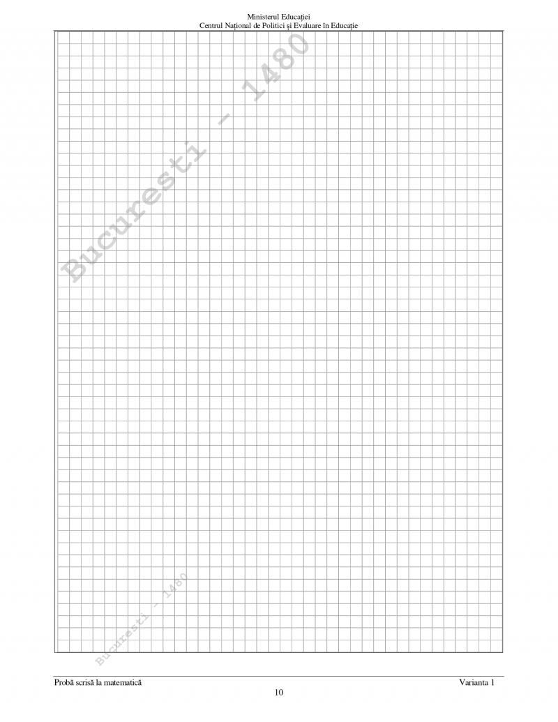 Subiectele la Matematică pentru Evaluare Naţională 2023, clasa a VIII-a, au fost publicate 841608