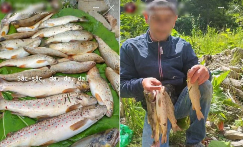 Pățania unui pescar care s-a lăudat pe Facebook cu o captură uriaşă. Ce le-a atras atenția comisarilor Gărzii de Mediu