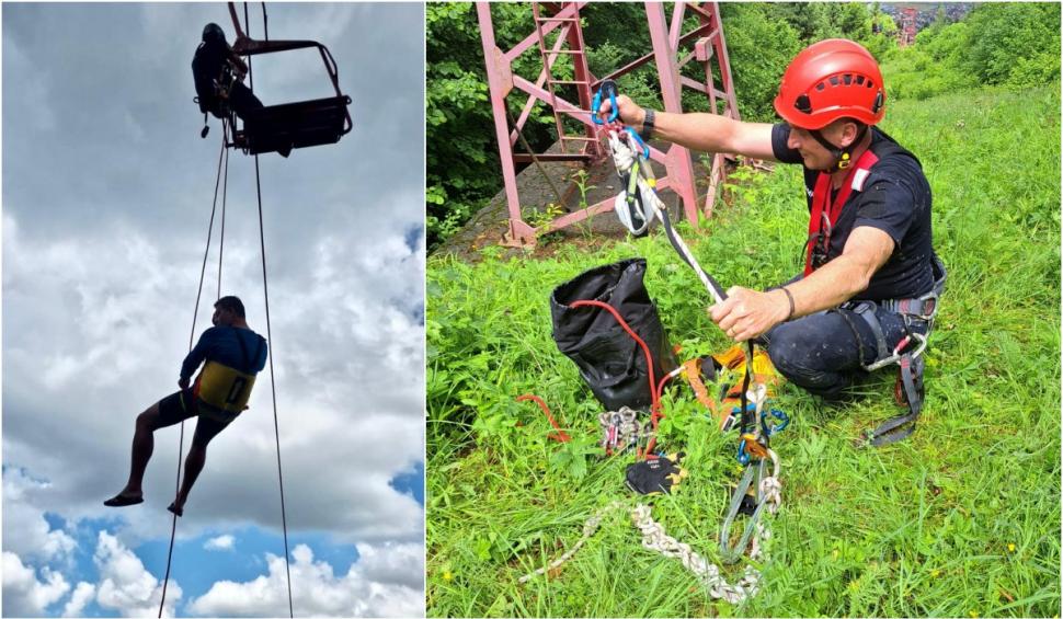 Turiști blocați în telescaunul din Bunloc, județul Brașov | Momente de panică pentru zeci de persoane 842666