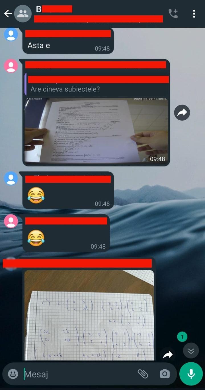 "Nu poate să facă poze subiectelor? Rezolvăm împreună, nu-i problemă". Cum au fost făcute publice subiectele la Matematică, la scurt timp după începerea examenului de Bacalaureat 2023 842905