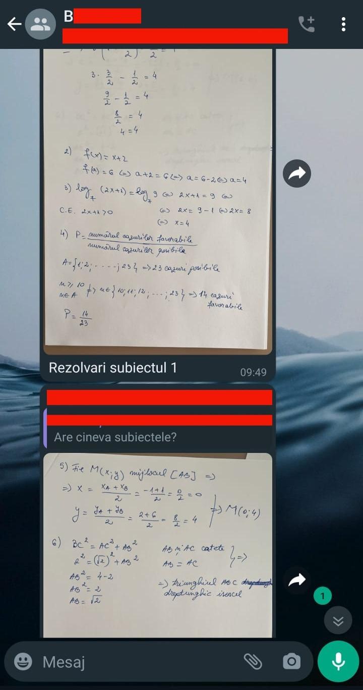 "Nu poate să facă poze subiectelor? Rezolvăm împreună, nu-i problemă". Cum au fost făcute publice subiectele la Matematică, la scurt timp după începerea examenului de Bacalaureat 2023 842906