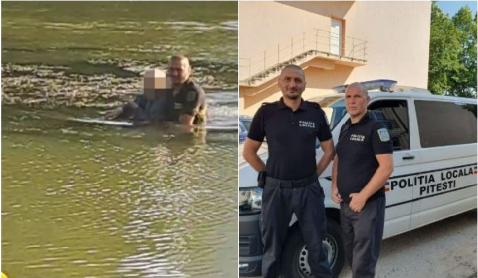 Poliţist local, salvator pentru o femeie care intenţiona să-şi pună capăt zilelor în apele râului Argeş