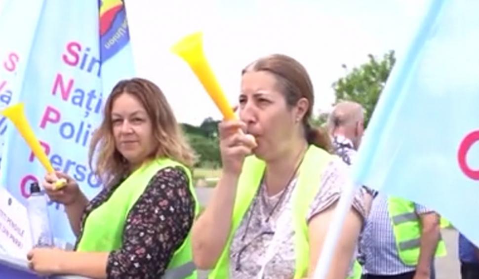 Poliţiştii au protestat pentru păstrarea pensiilor speciale | Ce mesaj au trimis Guvernului 843000