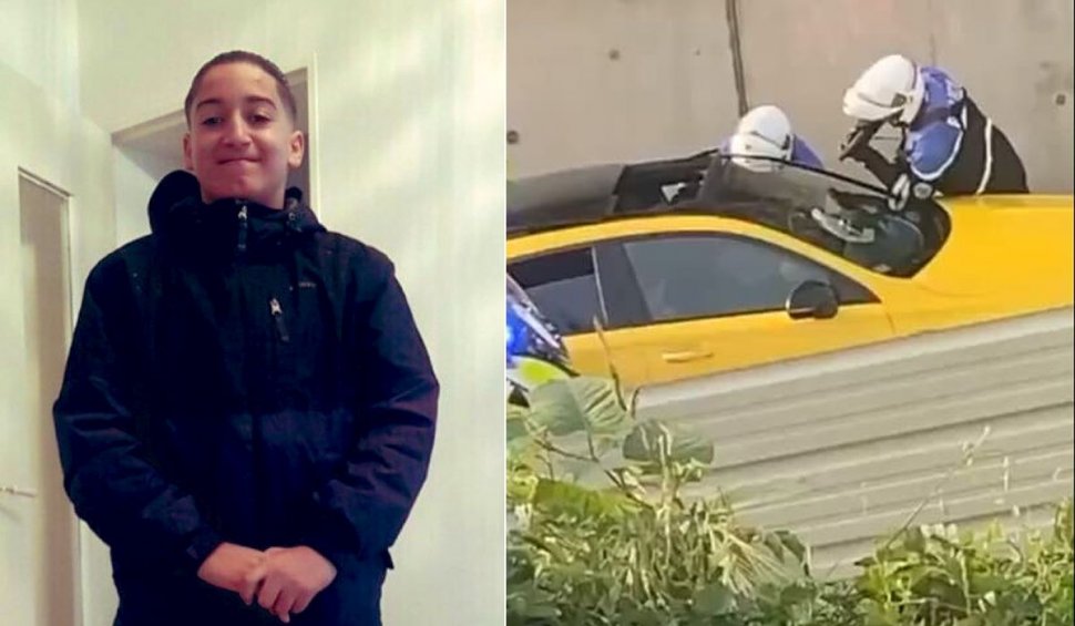 "Vei fi împușcat în cap!" | Au apărut imaginile cu tânărul de 17 ani împușcat mortal, pe geamul mașinii, de un polițist | Parisul, devastat de revolte după incident