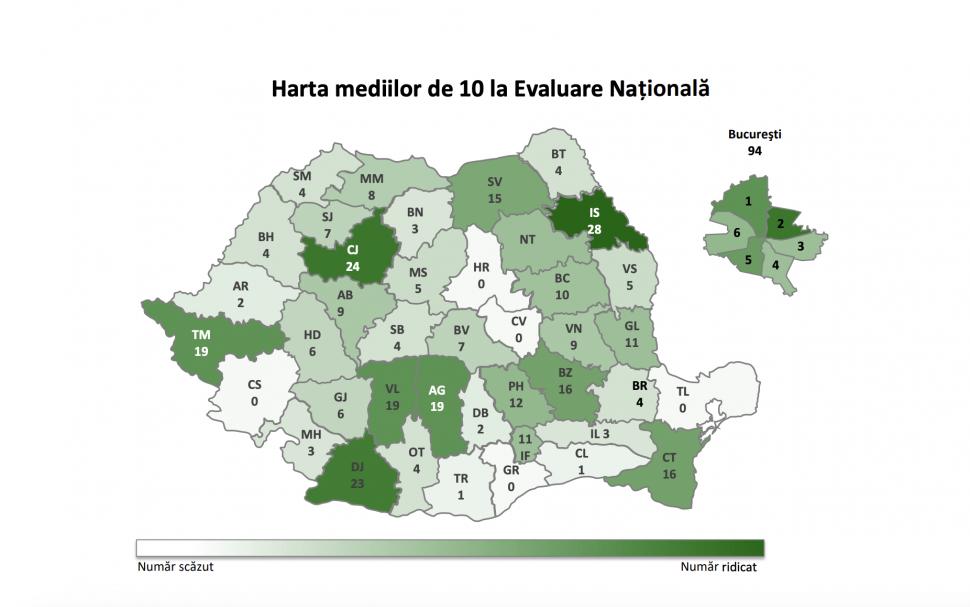Rezultate Evaluare Națională 2023 | Harta judeţelor cu cele mai slabe rezultate. 23,8% dintre elevi au obținut medii sub 5 843141