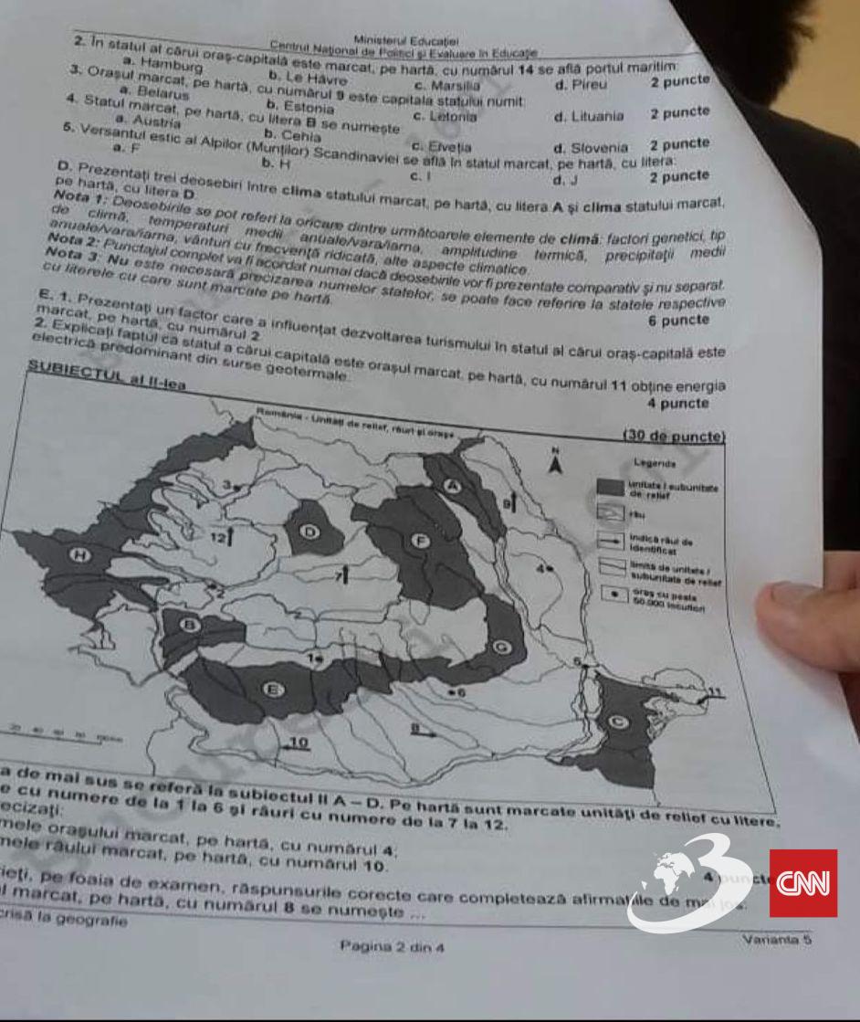 Subiectele la Geografie pentru Bacalaureat 2023 au fost publicate 843113