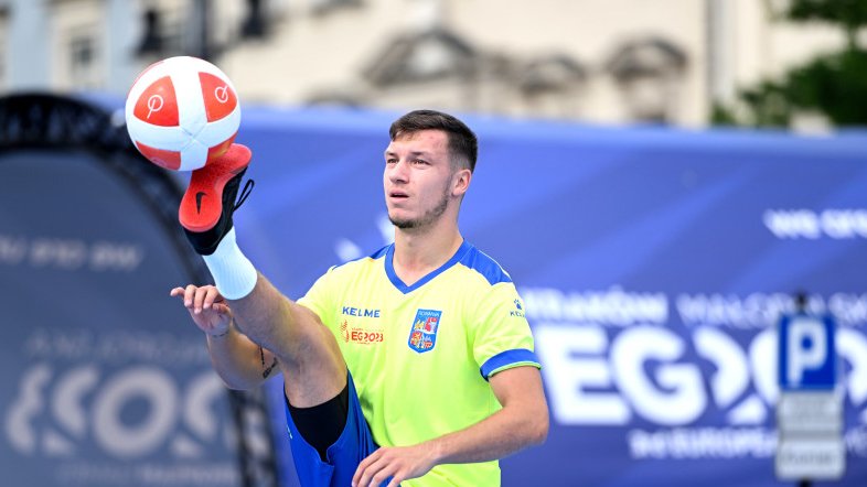 Apor Gyorgydeak a cucerit medalia de aur pentru România la teqball la Jocurile Europene