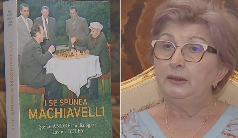 "I se spunea Machiavelli", noua carte-interviu lansată de Lavinia Betea. O lucrare despre secretele și jocurile politice din perioada comunistă