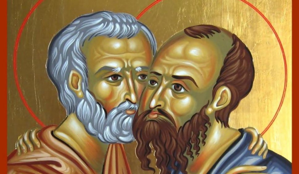 Calendar ortodox 29 iunie 2023. Sărbătoare cu cruce roşie de Sfinţii Apostoli Petru şi Pavel