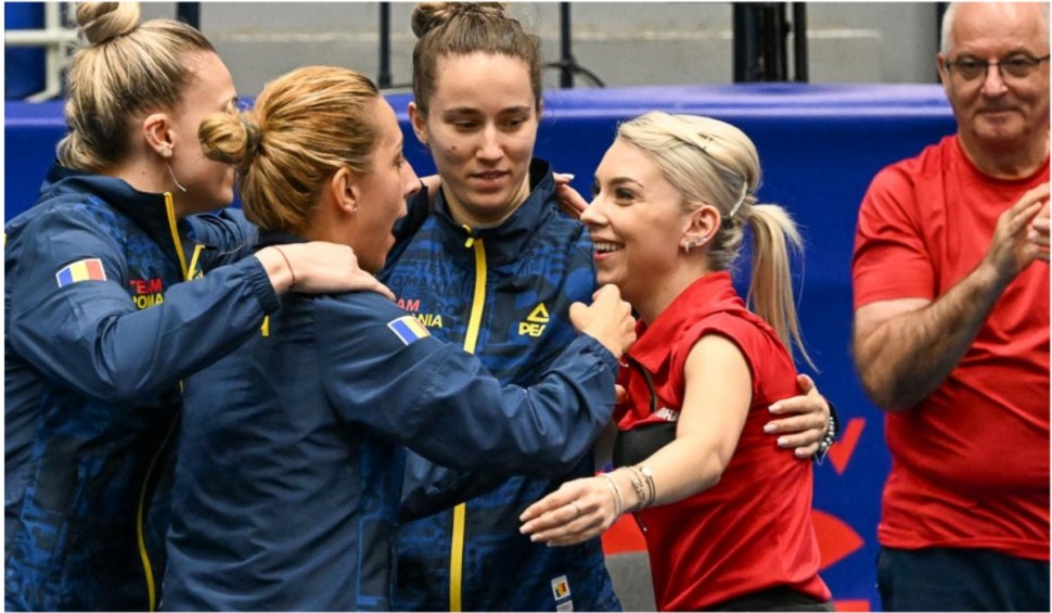 Echipa feminină a României este campioană europeană la tenis de masă