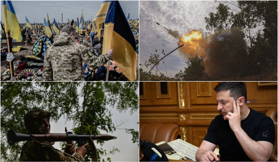 Război în Ucraina, ziua 499. "Lipsa unității NATO față de aderarea Ucrainei și Suediei slăbește alianța", spune Volodimir Zelenski