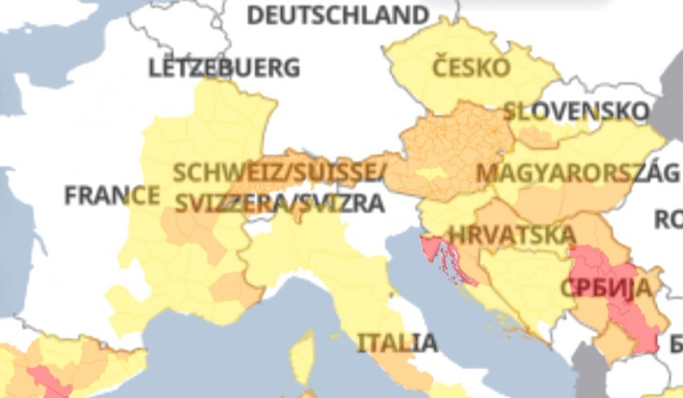 Caniculă severă în Europa! Cod roșu în mai multe țări, cu temperaturi chiar și de 44 de grade Celsius