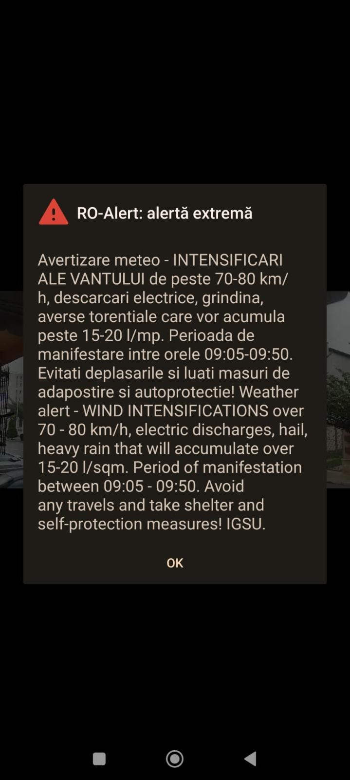Atenţionare meteo ANM imediată! Cod portocaliu de ploi și vijelii puternice pe litoral 846468