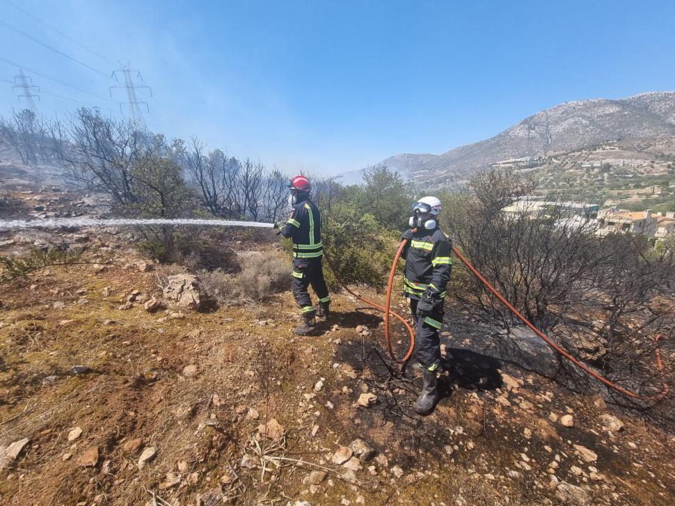 Pompierii români sting incendiile de vegetație din Grecia, umăr la umăr cu salvatorii eleni | ”Misiunea este foarte dificilă”  847280