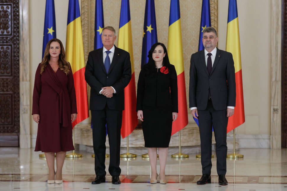 Noii miniştri ai Muncii şi Familiei au depus jurământul la Palatul Cotroceni