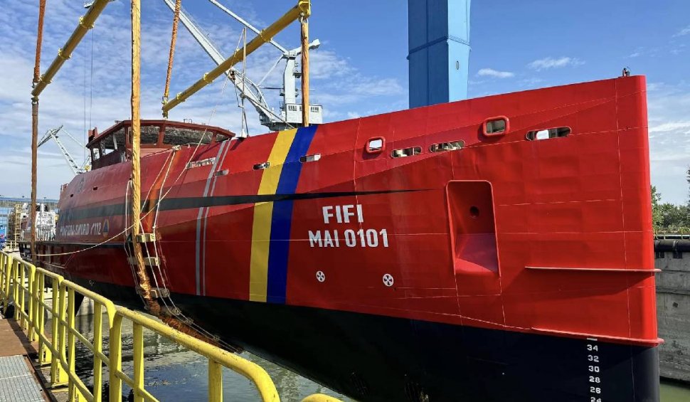 IGSU a lansat cea de-a doua navă multirol de căutare-salvare a persoanelor dispărute pe mare