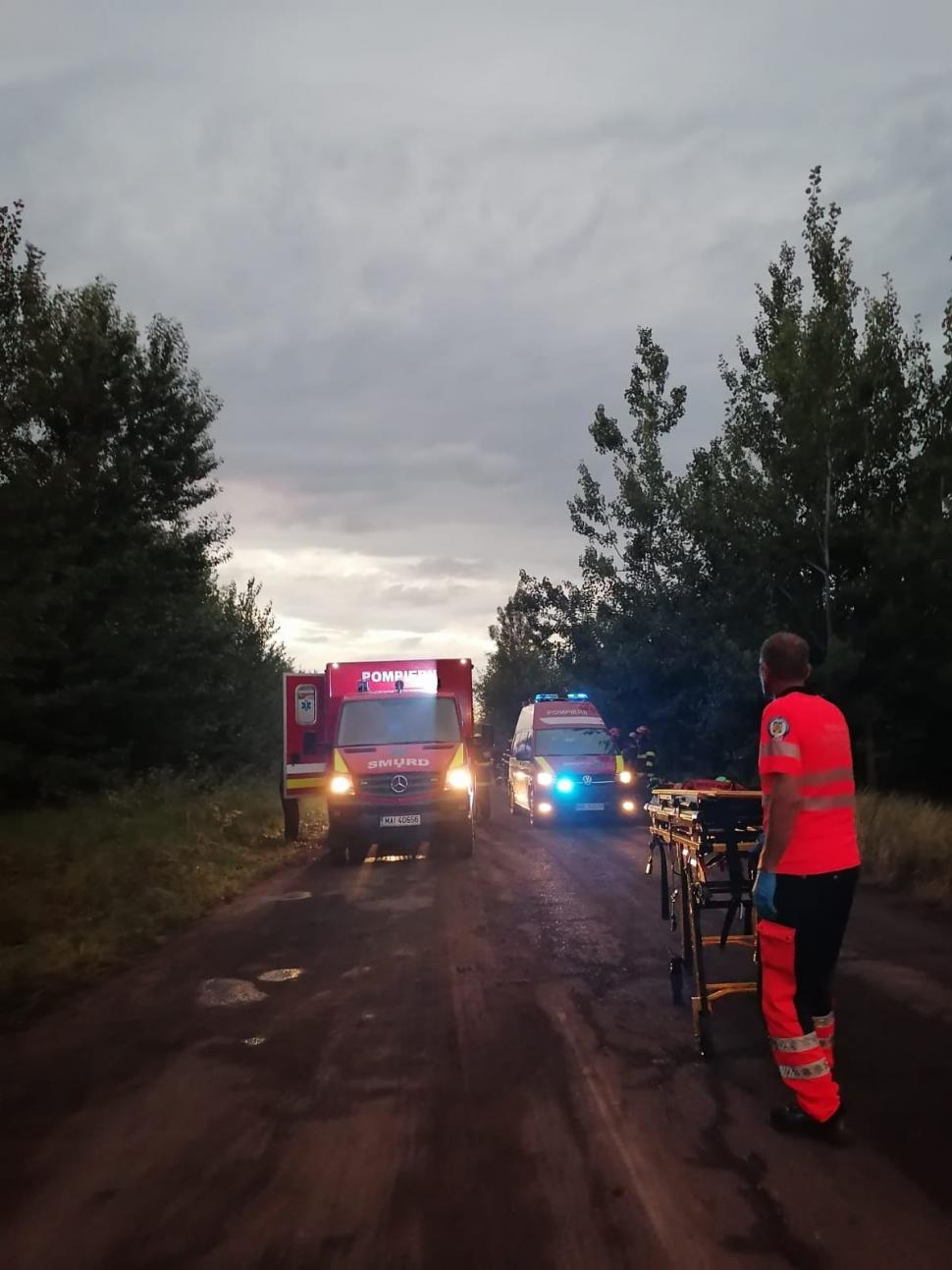 Accident cu 17 victime, între o mașină și un microbuz cu călători, pe DN1A, în Valea Călugărească! S-a activat Planul Roșu de Intervenție 847759