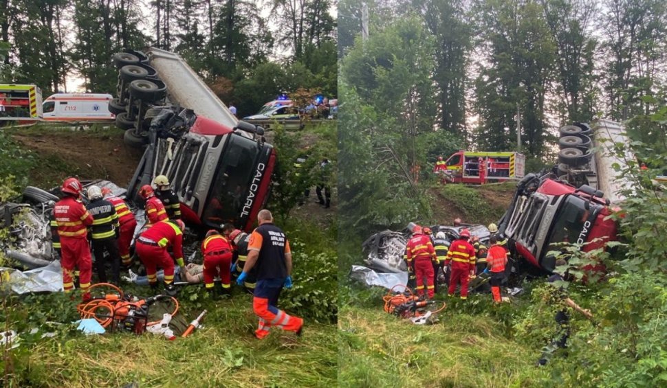 Două persoane au decedat în urma unui accident grav între un autotren și un autoturism pe DN17, în Suceava. Circulația este oprită