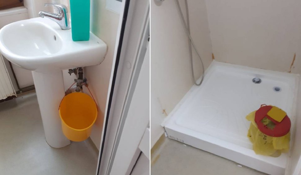 Spitalul din România la care apa caldă vine după trei minute, iar duşurile nu au perdea. Mărturia unei paciente: "La chiuveta din salon curge apă într-o găletușă"