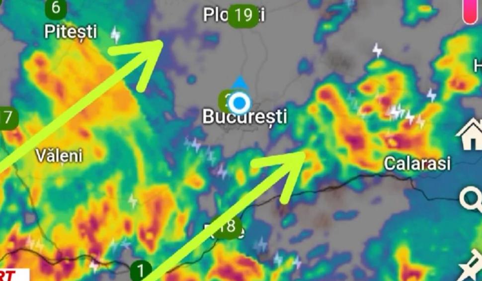Vijelii de Cod roşu în Bucureşti și trei județe din țară. Oamenii au fost avertizaţi prin RO-ALERT să se adăpostească 848978