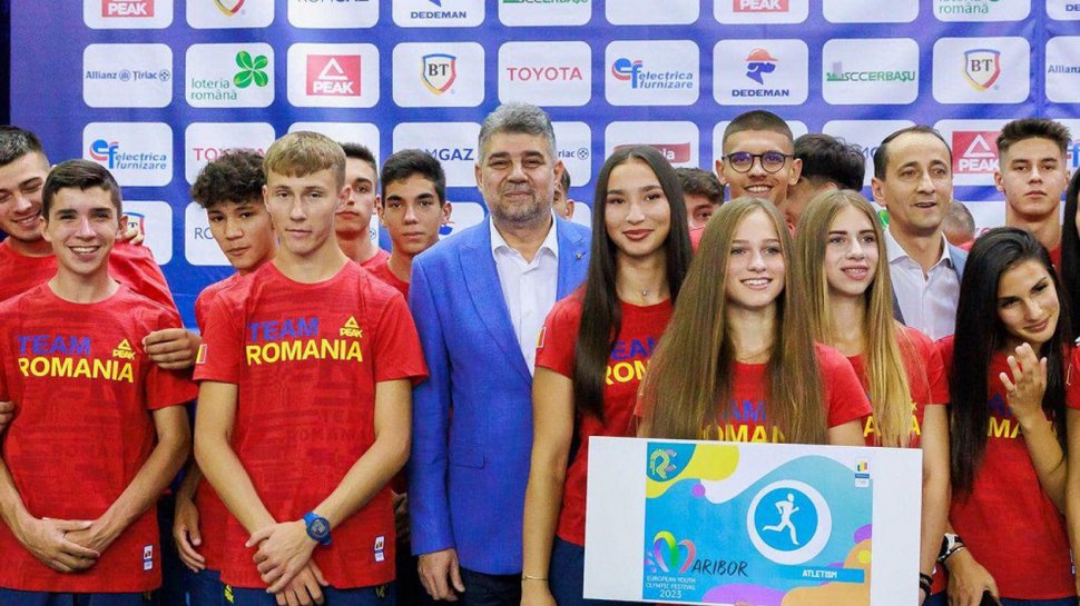 Marcel Ciolacu i-a felicitat pe sportivii și antrenorii români de la Festivalul Olimpic al Tineretului European: "Avem viitor!"